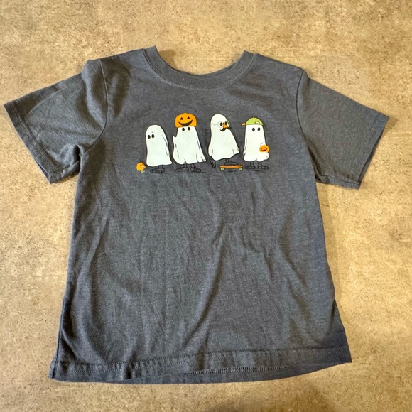 wonder nation Other - Wonder Nation -Fun Charcoal Halloween Ghosts Kids Short Sleeve Tee, Size 5T